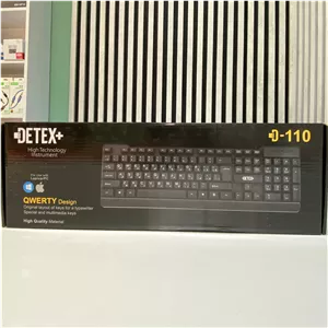 کیبورد سیمی DETEX+ مدل 9-110 QWERTY Multimedia Keyboard