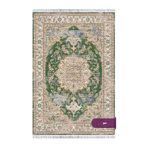 فرش گبه سبز 500 شانه کلکسیون شازده کد DC500057 (دارای رنگبندی) دیار فرش
