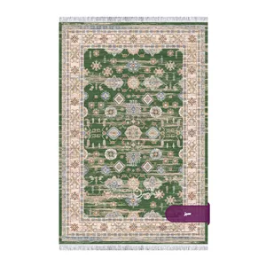 فرش گبه سبز 500 شانه کلکسیون شازده کد DC500077 (دارای رنگبندی) دیار فرش