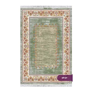فرش گبه سبز 500 شانه کلکسیون شازده کد DC500054 (دارای رنگبندی) دیار فرش