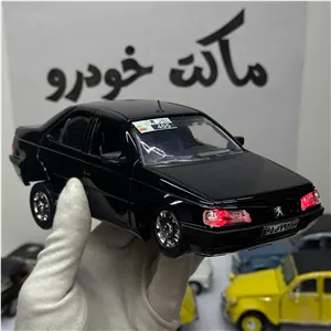 ماکت پژو 405 مشکی آبنوس چراغ قرمز 
