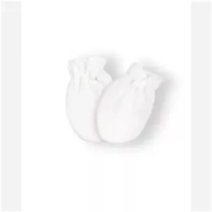 دستکش نوزادی طرح خرس کارامل نخ پنبه ضد حساسیت نیلی