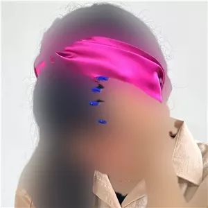 هدبند ساتن گره ای زنانه کد 1361