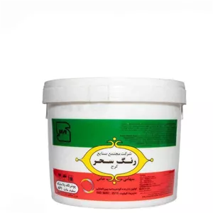رنگ پلاستیک سفید قابل شست و شو گالن