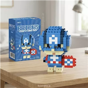 مینی لگو بریکس طرح کاپیتان آمریکا BRICKS
