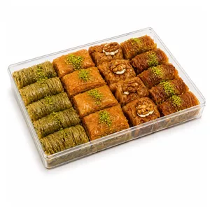 باقلوا ترکیبی مغزدار با ظرف کادویی (750 گرم)