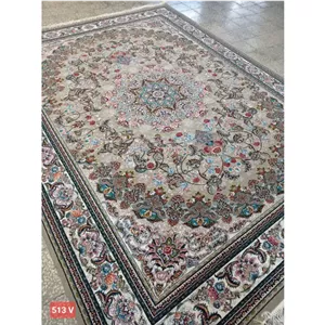 فرش 6 متری 500شانه ورژن میخک فیلی