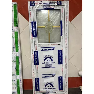 درب پی وی سی 80در2متر با شیشه دوجداره و دستگیره برای سرویس و حمام هزینه ارسال به عهده مشتری میباشد
