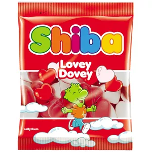 پاستیل میوه ای Lovey Dovey شیبا - 90 گرم