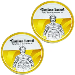 کنسرو ماهی تون در روغن تونینولند - 180 گرم بسته 2 عددی
