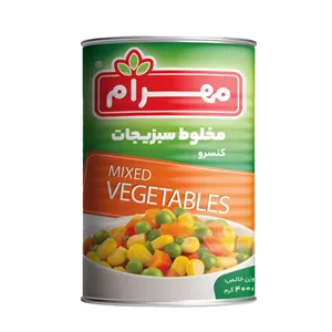 کنسرو مخلوط سبزیجات مهرام - 400 گرم