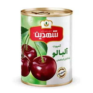 کمپوت آلبالو شهدین - 370 گرم