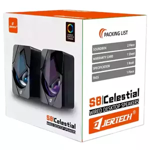 اسپیکر 2 تکه RGB دار جرتک Jertech S8