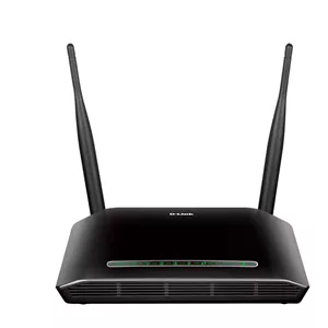مودم D-Link DSL-2750E Wireless N300 ADSL2+ Modem Router - مشکی (یکساله شرکتی)