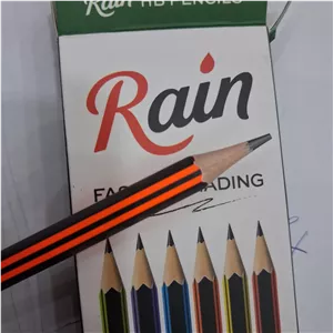 مداد مشکی پاکن دار رین
