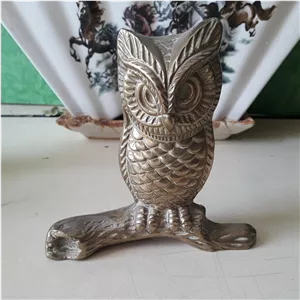 مجسمه برنجی توپر و سنگین جغد