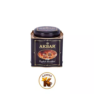 چای سیاه سنتی صبحانه انگلیسی قوطی اکبر 250گرمی