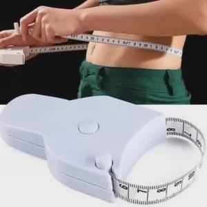 متر اندازه گیری خودکار پلاستیکی 1.5 متری سبک، دقیق و جمع شونده