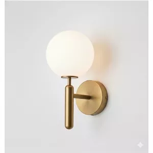 دیوارکوب مدرن شیک فلزی تک شعله حبابی D149