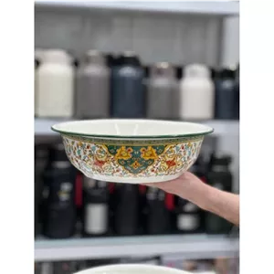 لگن لعابی طرح قدیمی سایز 35