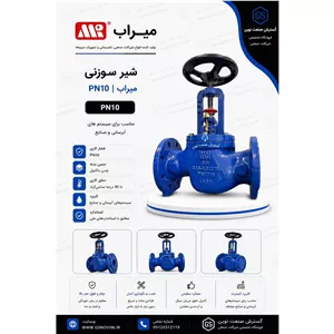 شیر سوزنی (گلوب) PN10 میراب 