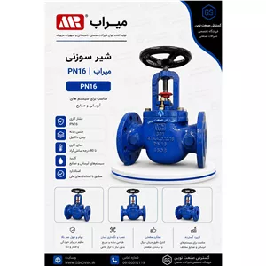 شیر سوزنی (گلوب) PN16 میراب 