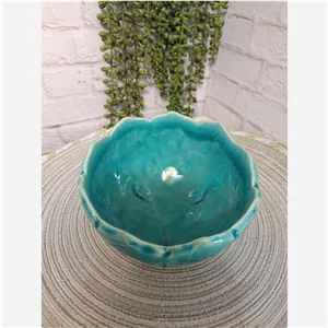 کاسه سرامیک آبی فیروزه ای ایراد