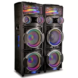 اسپیکر دوقلو میکرولب مدل DJ-V400 3D light