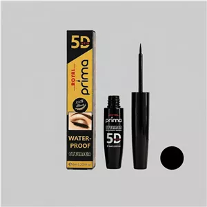خط چشم مویی رویال پریما مدل 5D رنگ مشکی حجم 6 میلی لیتر