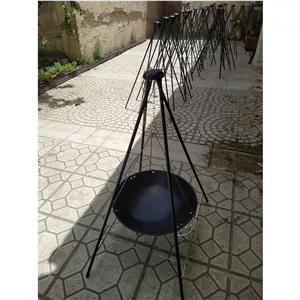 ساج ومنقل سرخپوستی همراه کتری قوری 