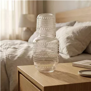 پارچ شب کریستال Danny Home دو طرح هزینه ارسال به عهده مشتر