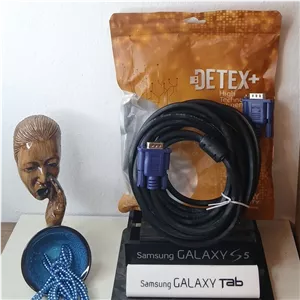 کابلVGA به VGAنویز گیر دار 5 متری مدل DETEX+هدیه