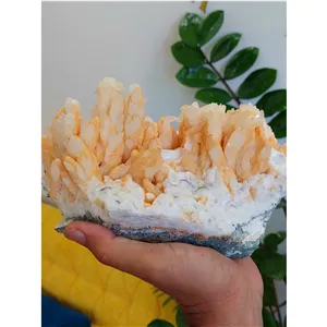 کلاستر درشت سنگ کوارتز همرشدی با دولومیت