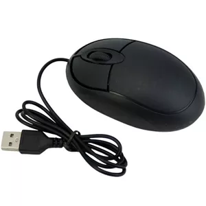 ماوس سیم دار SCOVO مدل HM430SL؛ بیصدا، اپتیکال 1000DPI و USB