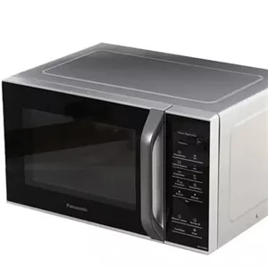 مایکروویو 25 لیتری 800 وات پاناسونیک مدل NN-ST34، دارای نمایشگر LCD سیلور