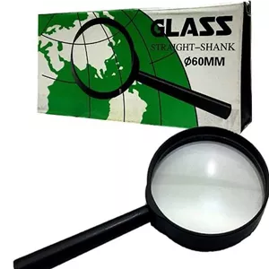 ذره بین 60 میلی متری با عدسی پلاستیکی