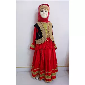 لباس محلی مخمل دخترانه و زنانه 