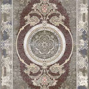 زیر سفره ای مخمل پورشه طرح کلاسیک چند رنگ فرمهر کد tbt-f13867