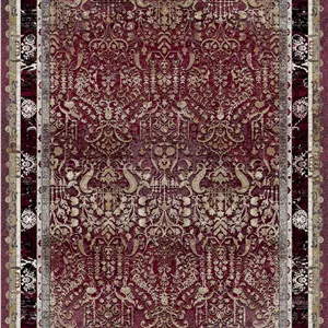 زیر سفره ای طرح کلاسیک مخمل خاکستری فرمهر کد tbt-f13083