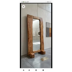 پایه چوبی اینه قدی چوبی روستیک 