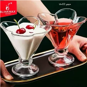 بستنی خوری 6 تایی طرح لاله