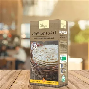 آرد نان بدون گلوتن جعبه 500 گرمی