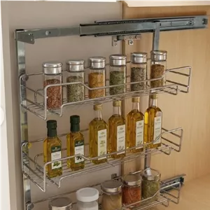 سبد سوپری کابینت مدل ریل بغل 3طبقه