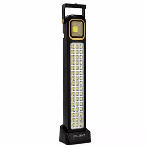 چراغ روشنایی مدل P48 Solar کد 2315 با قابلیت شارژ از طریق پنل خورشیدی و کابل USB مناسب سفرهای جادهای