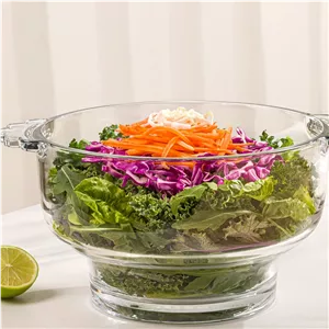 کاسه شیشه ای دسته دار لیمون