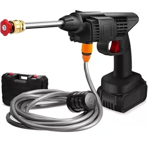 کارواش شارژی سه حالته cleaning gun توان 48 وات دو باتری
