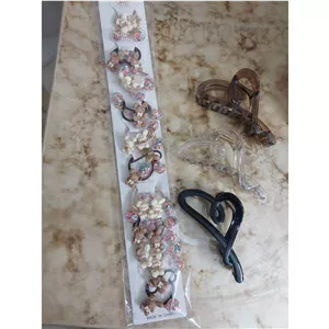کش موی عروسکی لامپی و کلیپس های نشکن 