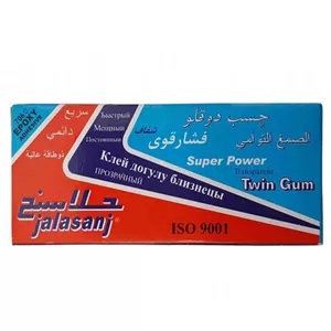 چسب دوقلو شفاف جلاسنج مدل Super Power