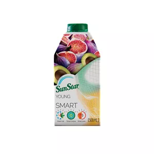آبمیوه یانگ اسمارت آووکادو انجیر سان استار حجم 0.5 لیتر