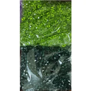 مروارید مکعب رنگ سب روشن ومکعب رنگ سبز یشمی در بسته 250گرمی 